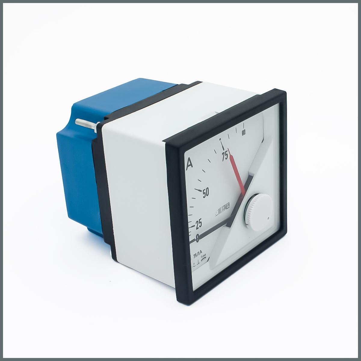 Bimetalik AC Ampermetre 72x72mm. 75/1A