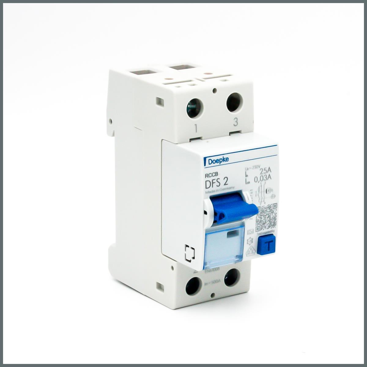 Doepke 2x25A RCCB 30mA (A Tipi Kaçak Akım Rölesi) 