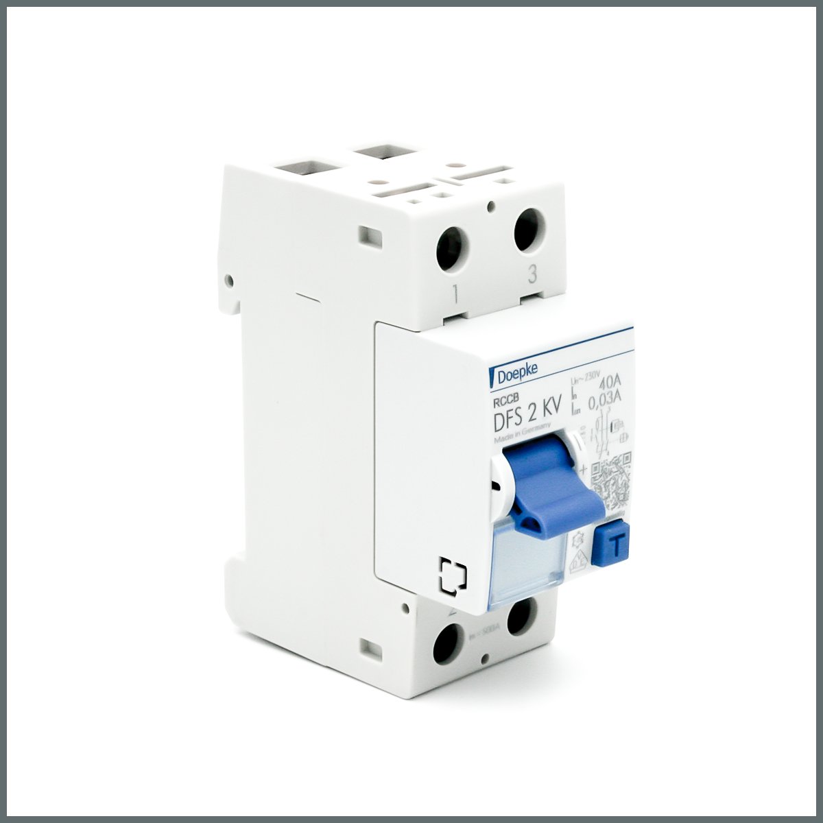 Doepke 2x40A RCCB 30mA (A Tipi Kaçak Akım Rölesi)  (KV:Darbe akım)