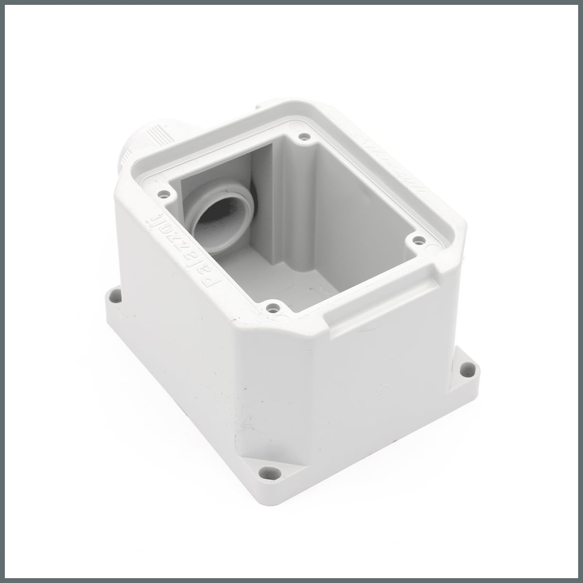 Fiş ve PrizlerPalazzoli Arka Kutu Sıva Üstü (1 Priz için) (IP66/IP67) 84x100mm. Giriş:M25