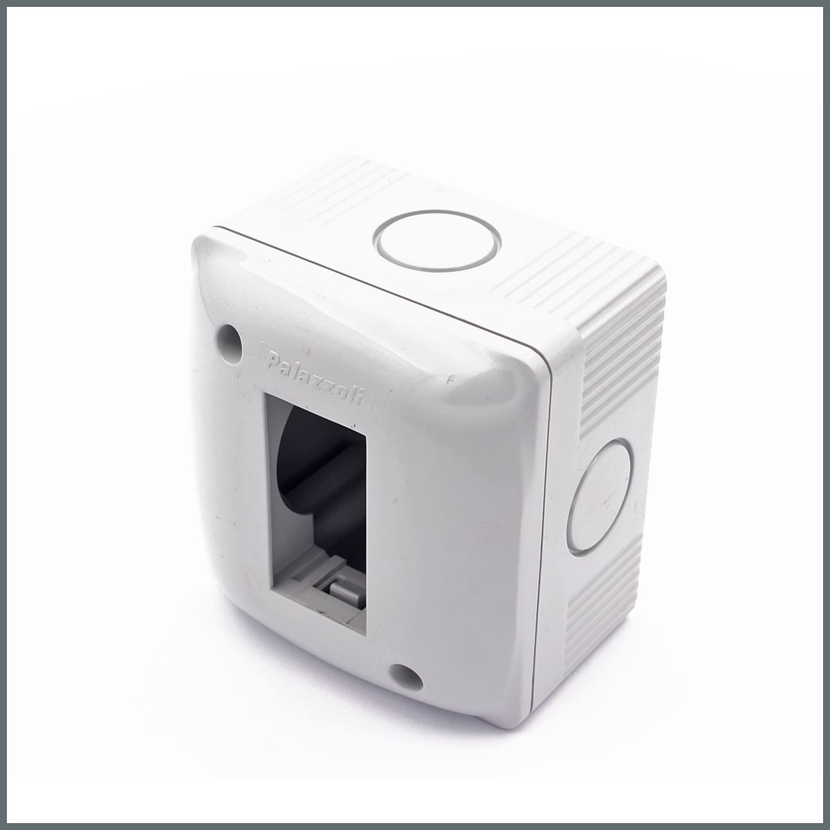 Fiş ve PrizlerPalazzoli Duvara Montaj Kutu - IP40 - 1 Modül 76x82x58 mm. (domoTER için)
