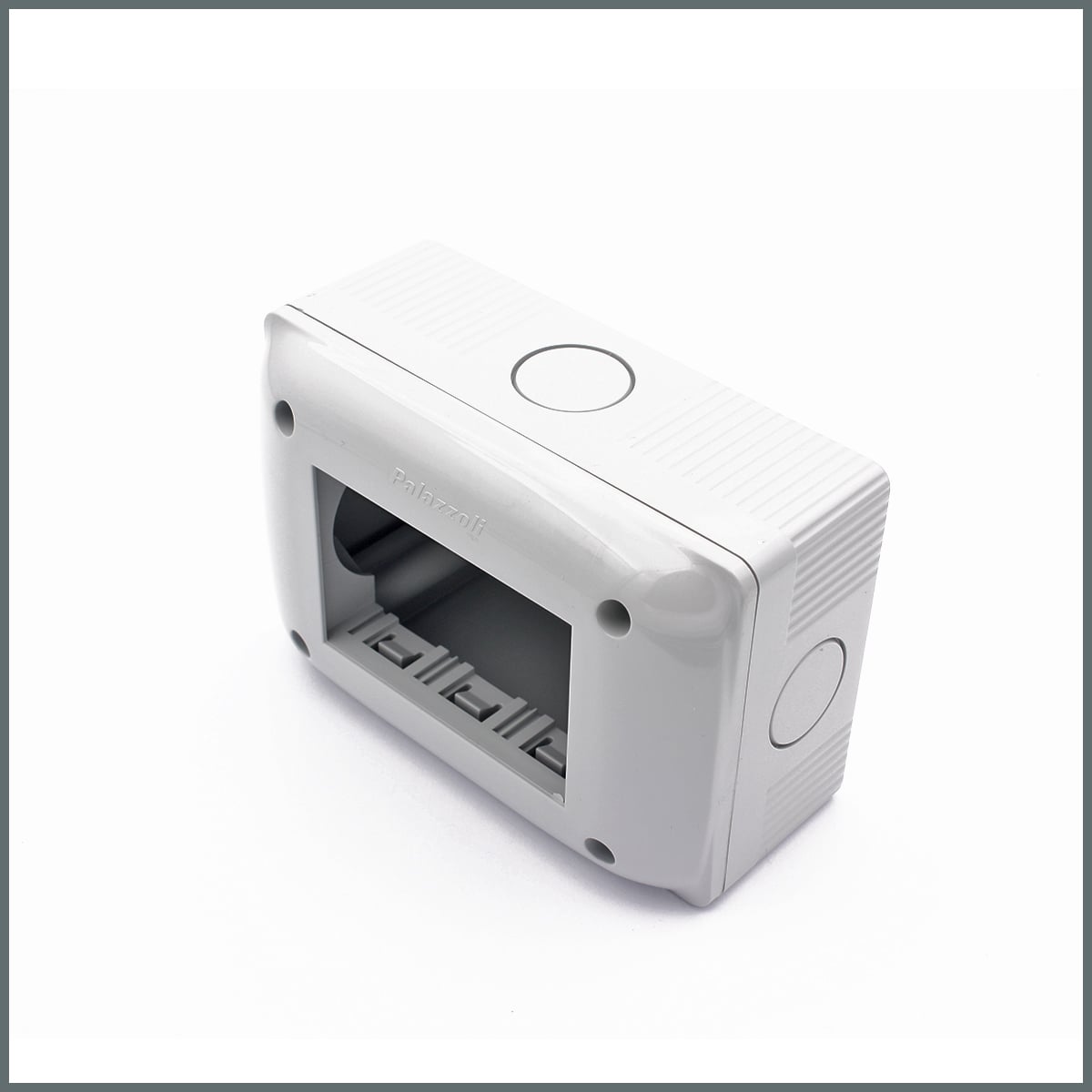 Fiş ve PrizlerPalazzoli Duvara Montaj Kutu - IP40 - 3 Modül 120x82x58 mm. (domoTER için)
