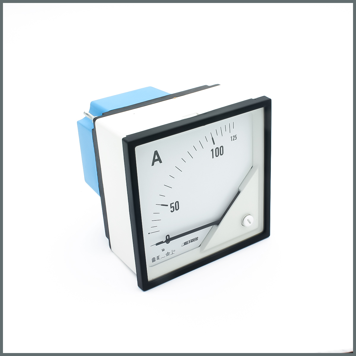 Frer AC Analog Ampermetre 125/5A Akım Trafosu Girişli 96x96mm.90°