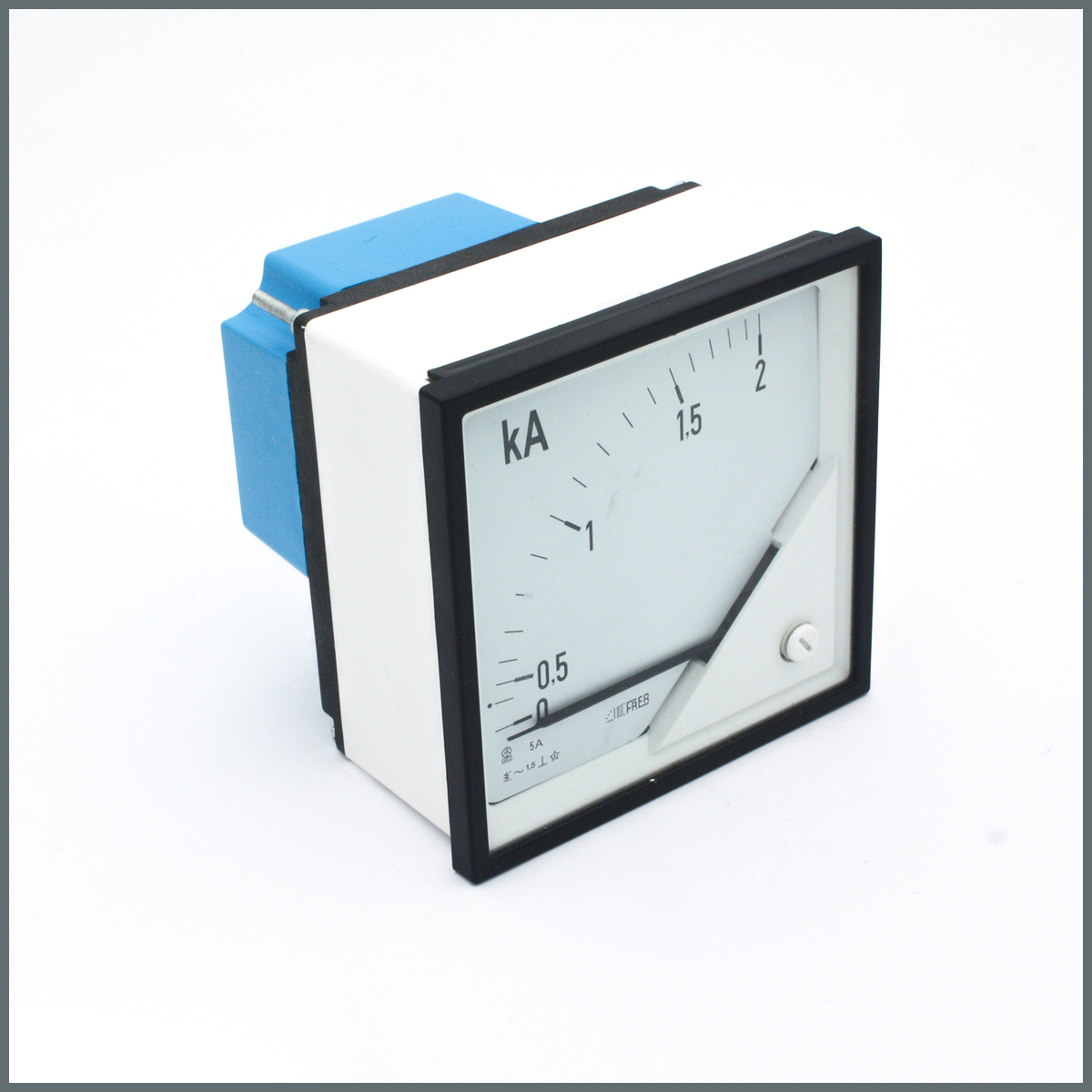 Frer AC Analog Ampermetre 2000/5A Akım Trafosu Girişli 96x96mm. 90°