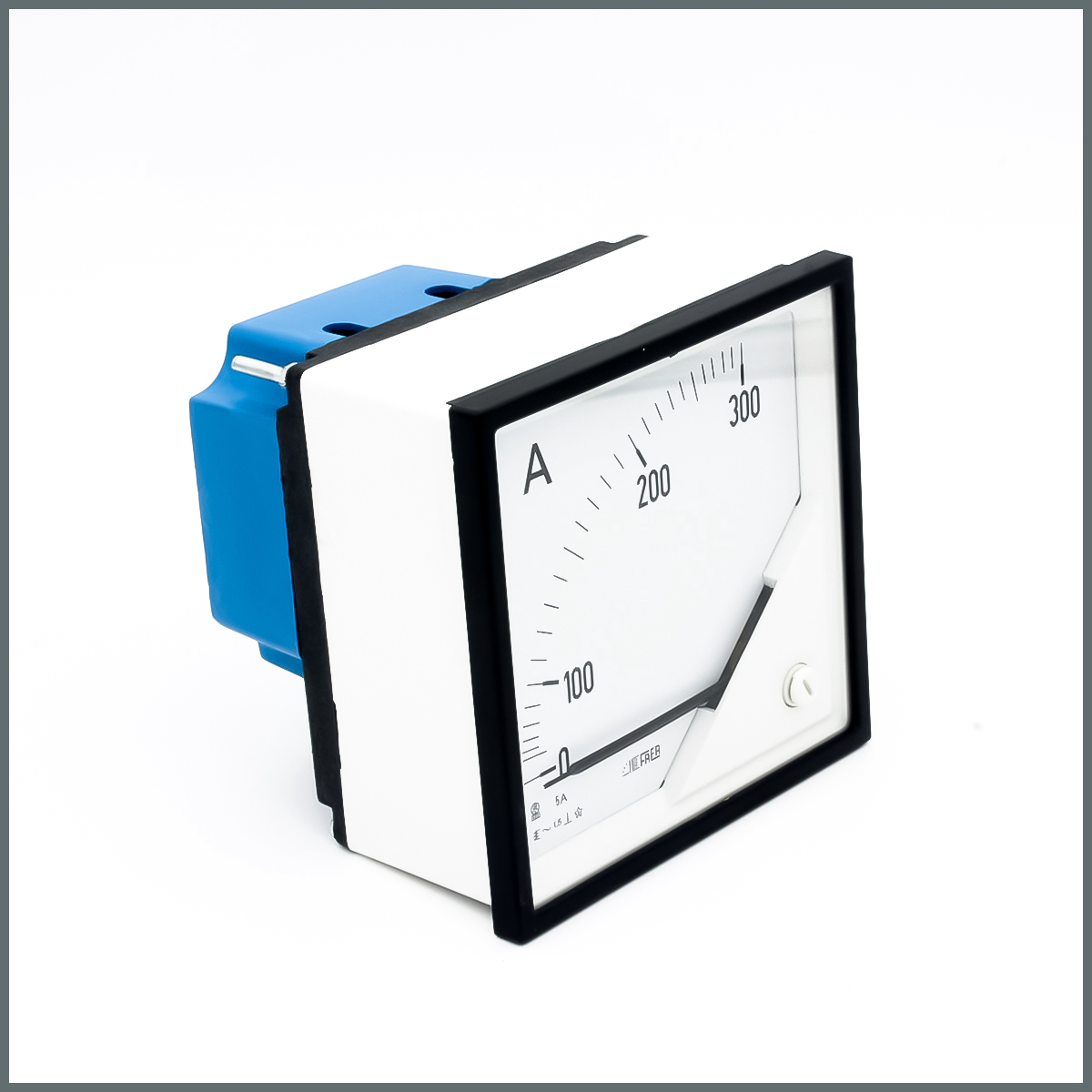 Frer AC Analog Ampermetre 300/5A Akım Trafosu Girişli 96x96mm. 90°