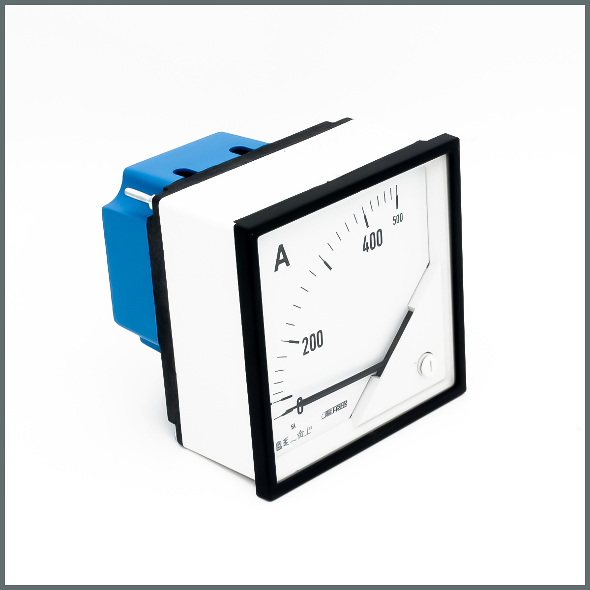 Frer AC Analog Ampermetre 500/5A Akım Trafosu Girişli 96x96mm. 90°