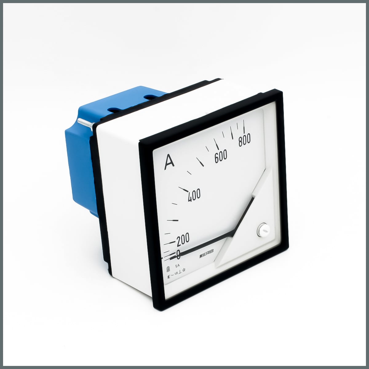 Frer AC Analog Ampermetre 800/5A Akım Trafosu Girişli 96x96mm. 90°