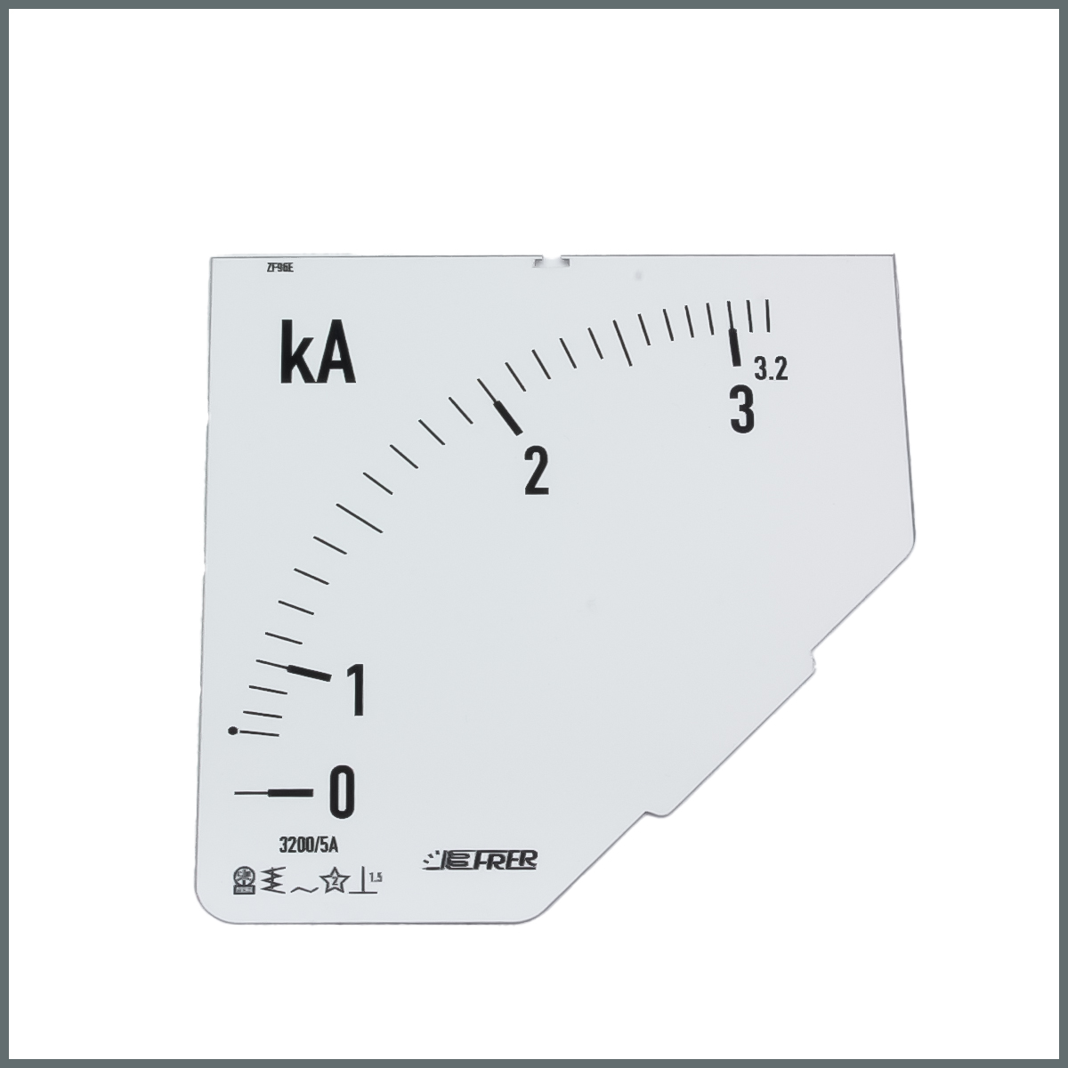 Frer Ampermetre Skalası (96x96 mm.) 3200/5A