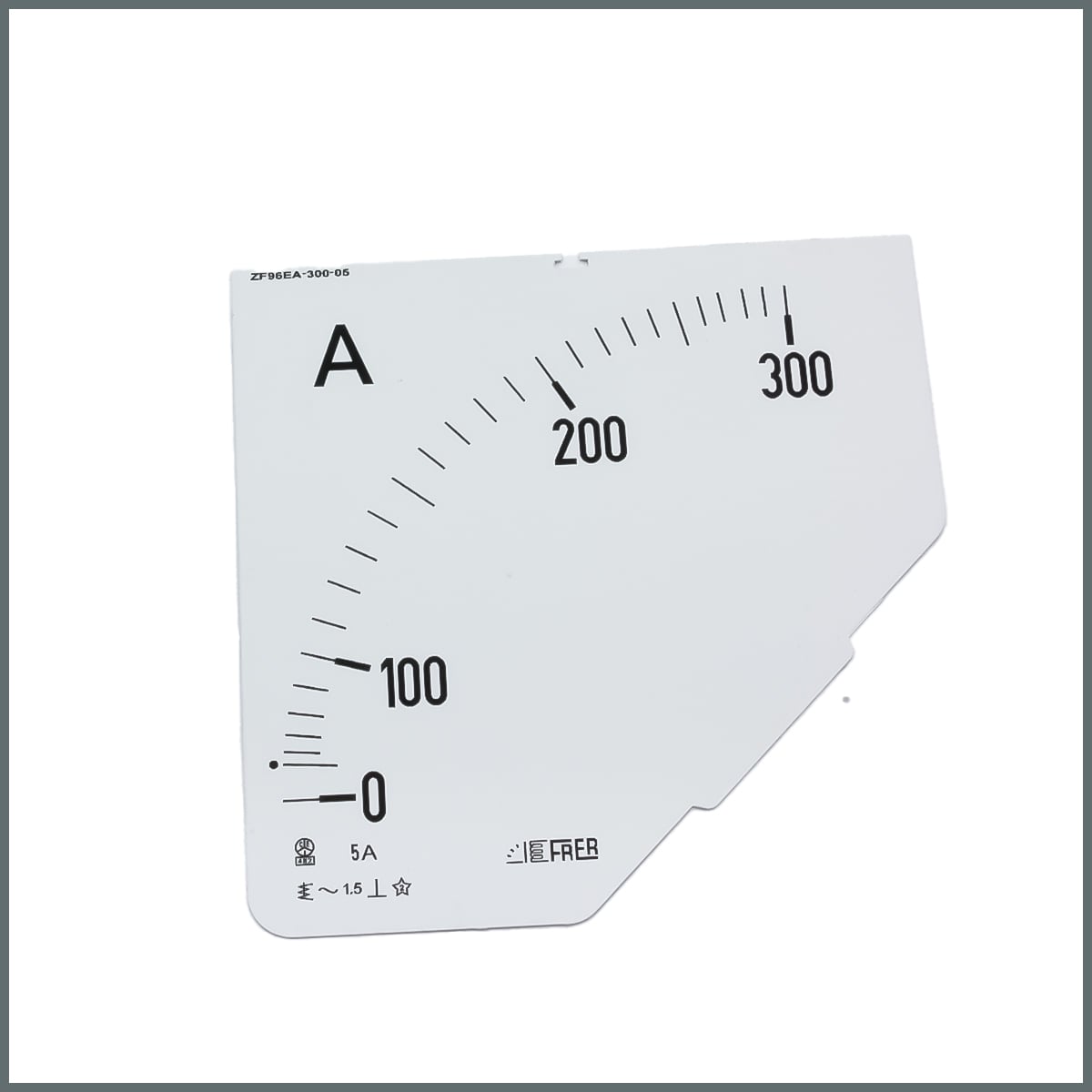 Frer Ampermetre Skalası (96x96 mm.) 300/5A