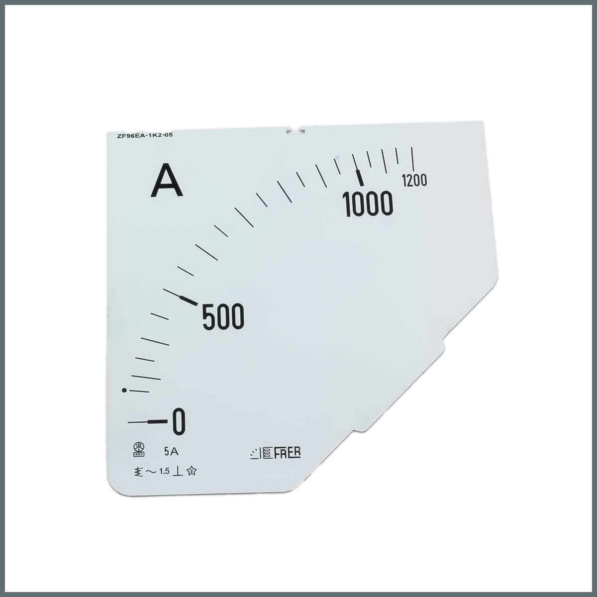 Frer Ampermetre Skalası (96x96 mm.) 1200/5A
