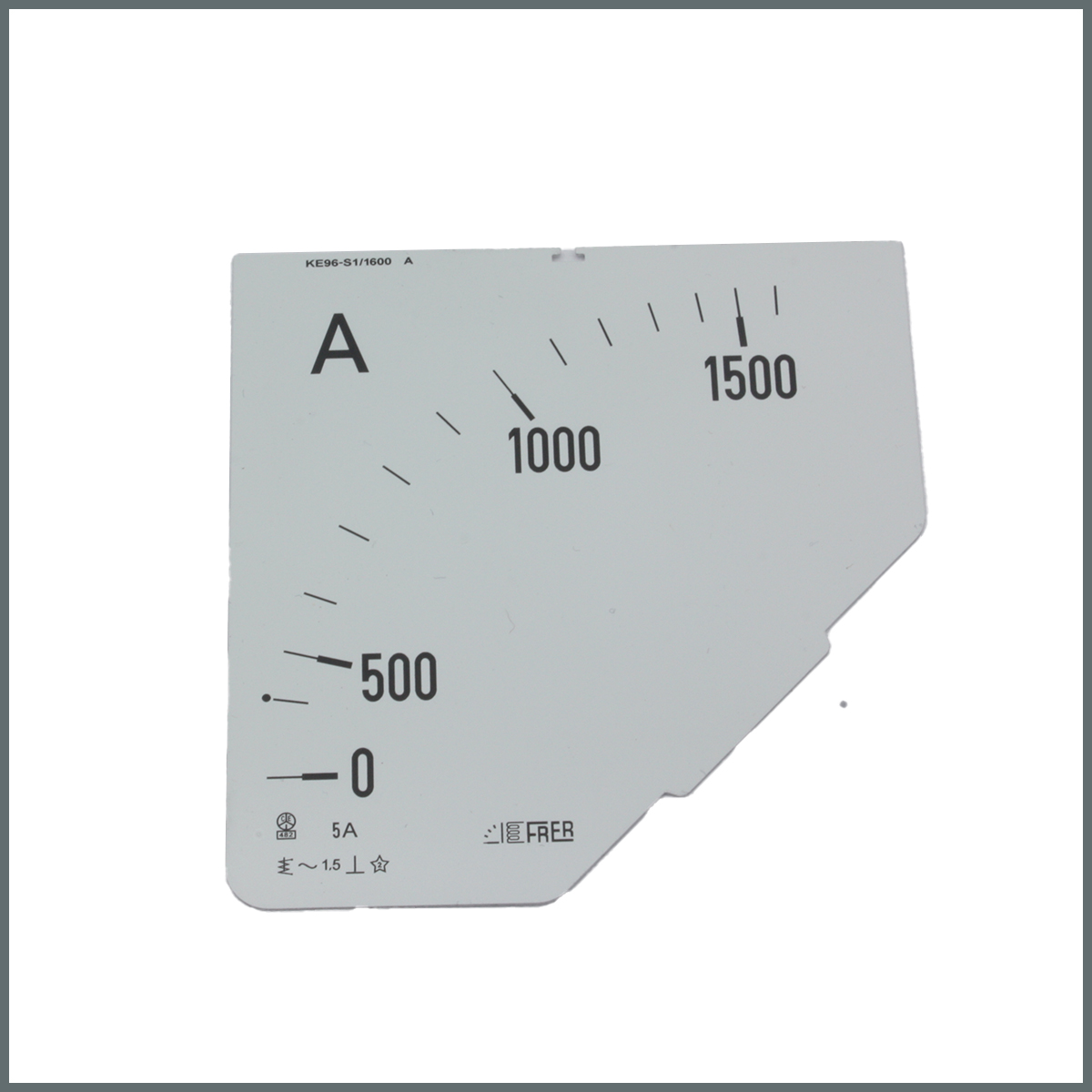 Frer Ampermetre Skalası (96x96 mm.) 1600/5A