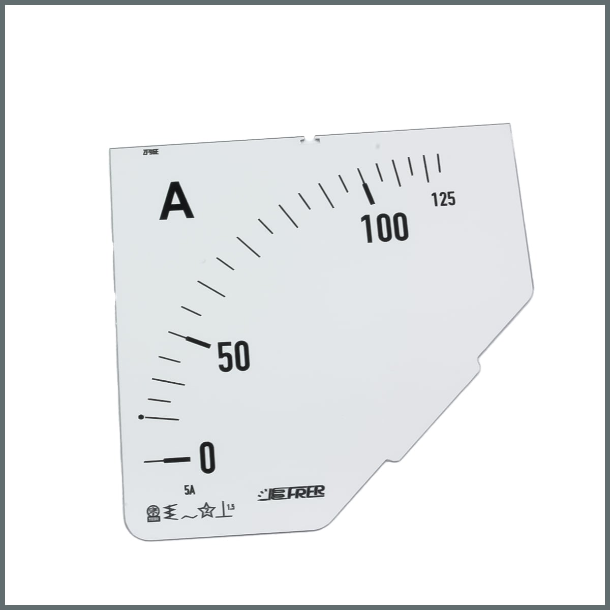 Frer Ampermetre Skalası (96x96 mm.) 125/5A