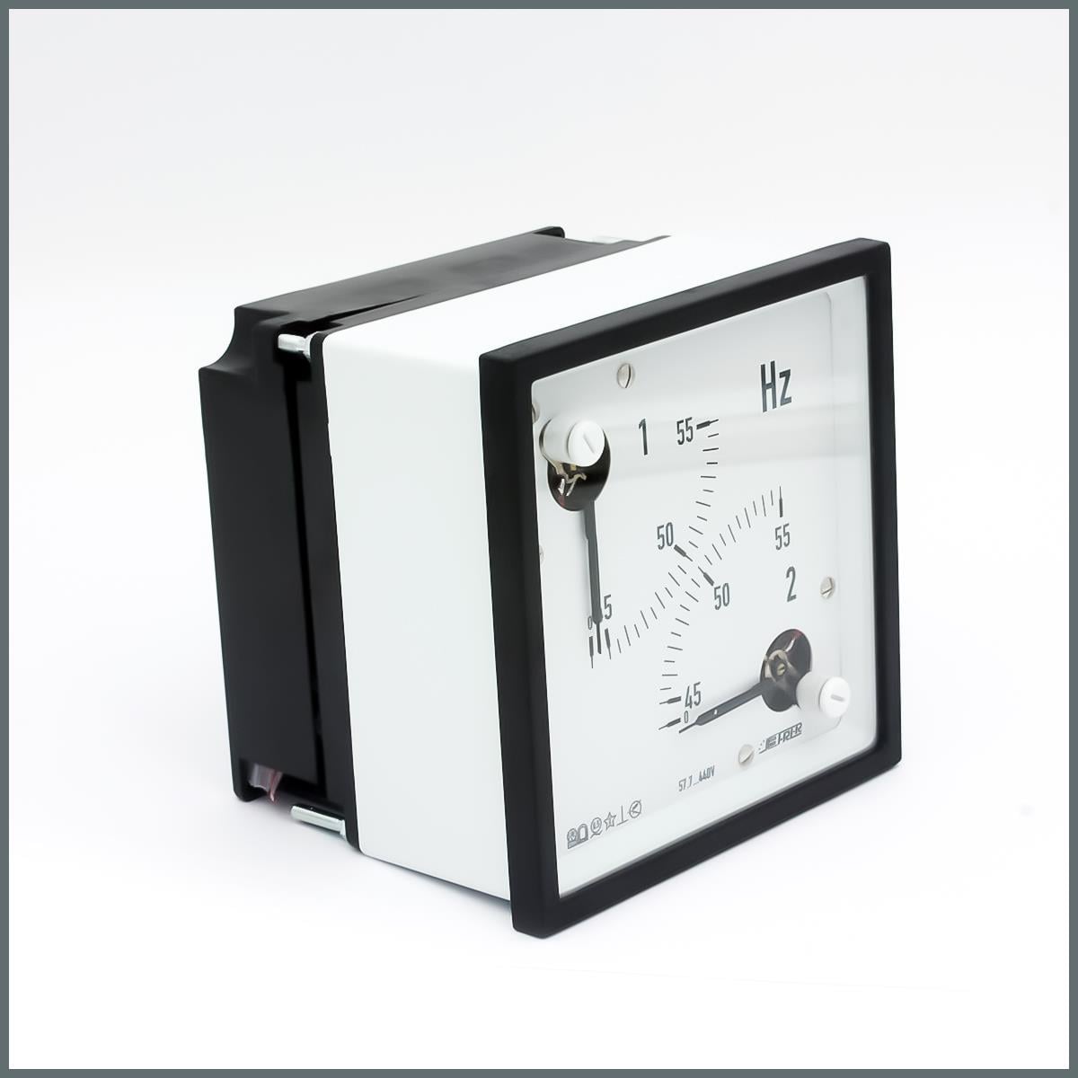 Frer Analog Double Frekansmetre 96x96 45-55Hz 57,7-440V