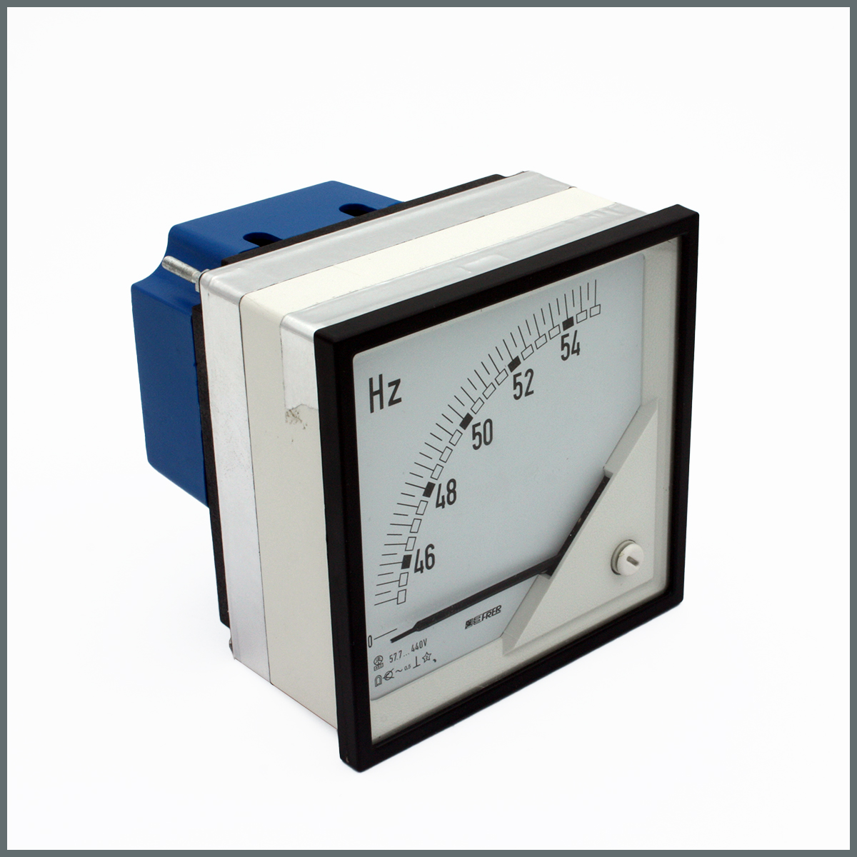 Frer Analog Frekansmetre (45-55 Hz) 96x96 mm. (90°) Ship Mounting