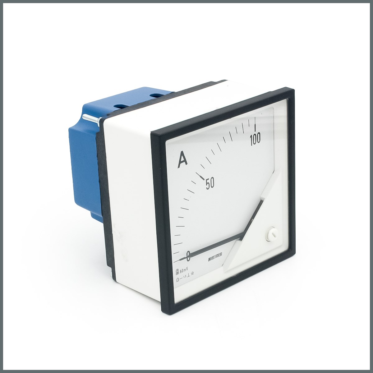 Frer DC Ampermetre 100A/60mV Şönt Direnç Girişli 96x96mm 90°
