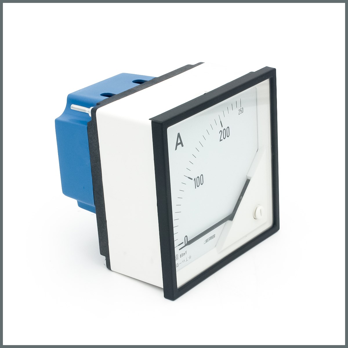Frer DC Ampermetre 250A/60mV Şönt Direnç Girişli 96x96mm 90°