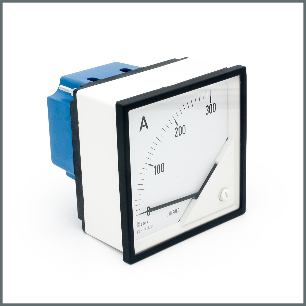 Frer DC Ampermetre 300A/60mV Şönt Direnç Girişli 96x96mm 90°