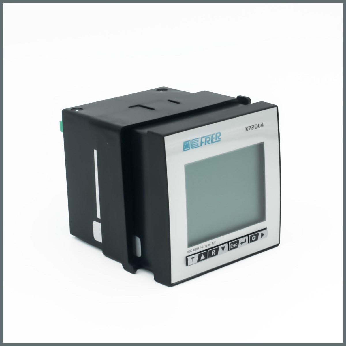 Frer Kaçak Akım Rölesi / A,AC ve F Tipi / LCD Ekran 80÷260Vac/dc/30mA-30A/72x72/Pano Tipi