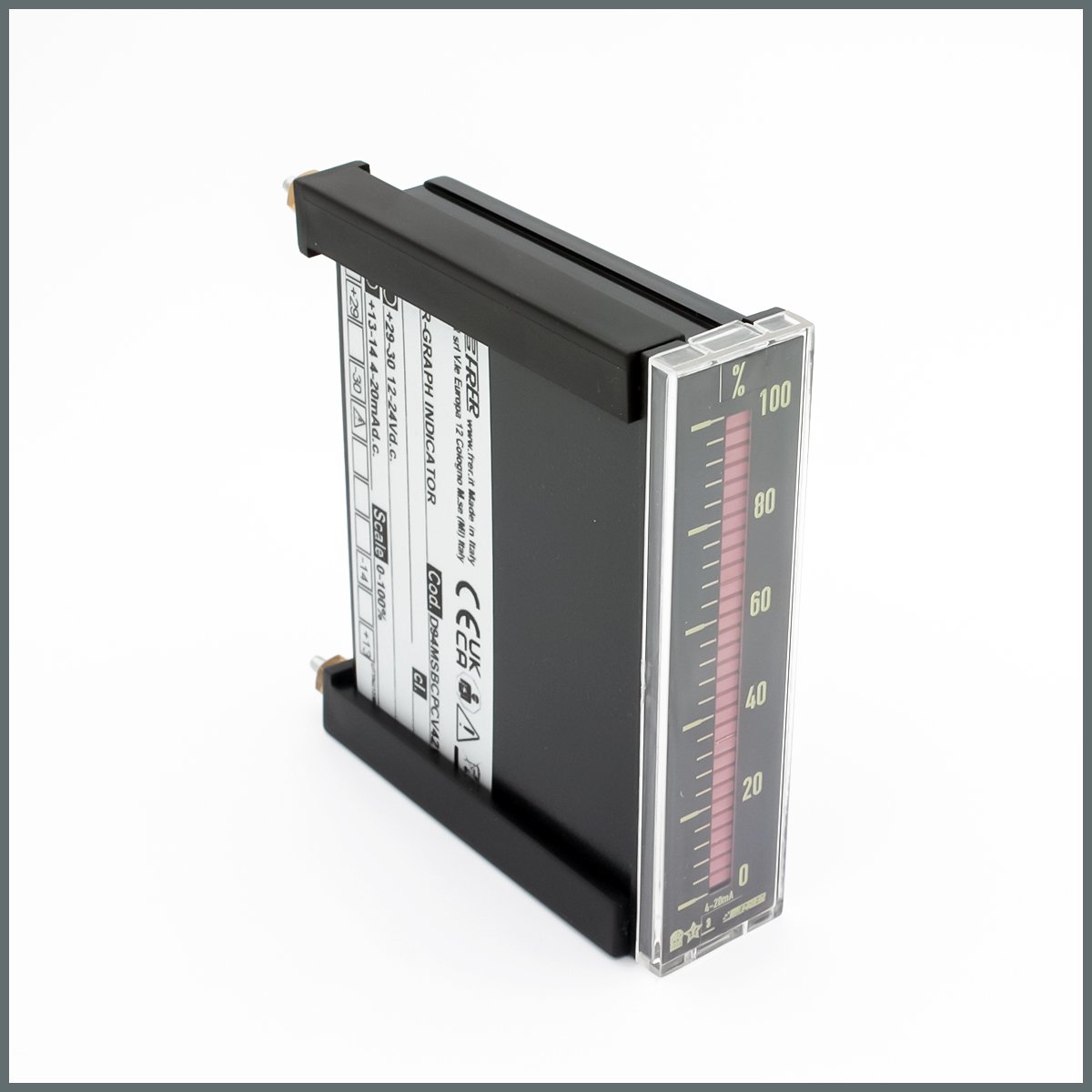 Frer Lineer  Gösterge Dikey 4-20mA 0-100% 12÷24Vdc 96x24mm