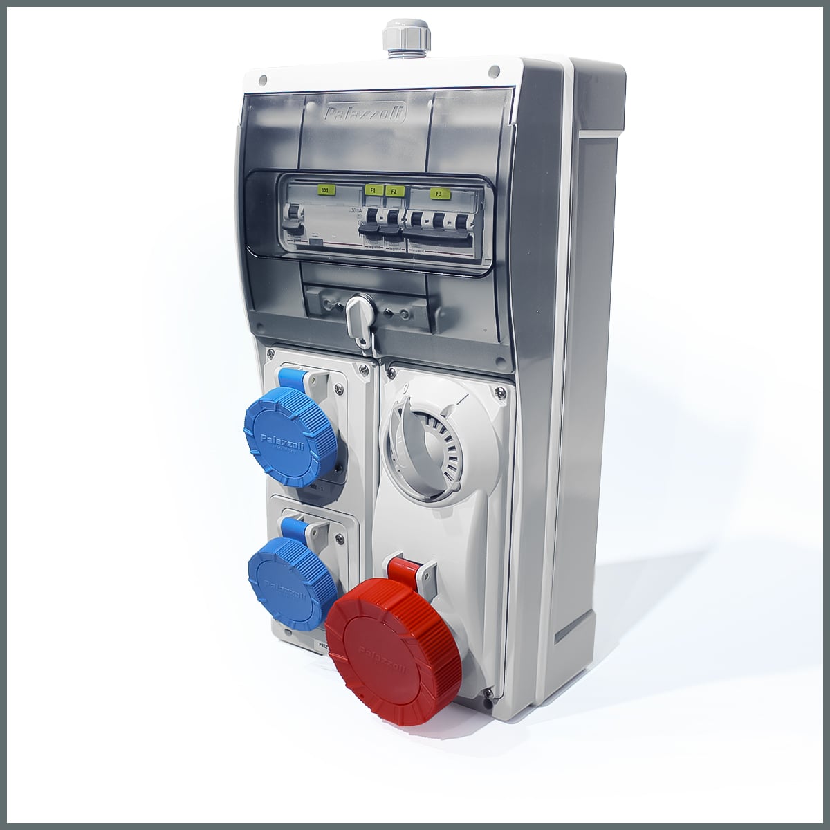 IP66 Kombinasyon Panosu 2ad Schuko 16A, 1 ad 3x16AKilitli P.