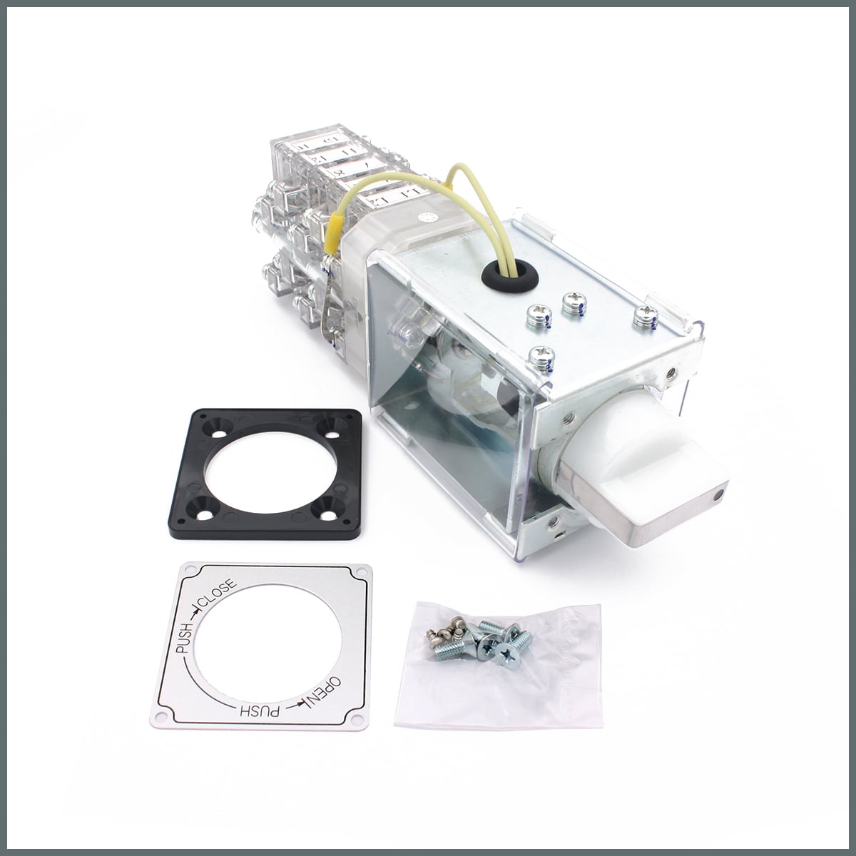Kesici Anahtarı 220VDC (Kare) BHL-3B4-111-220H-W-Y-B (L54-Y11E)