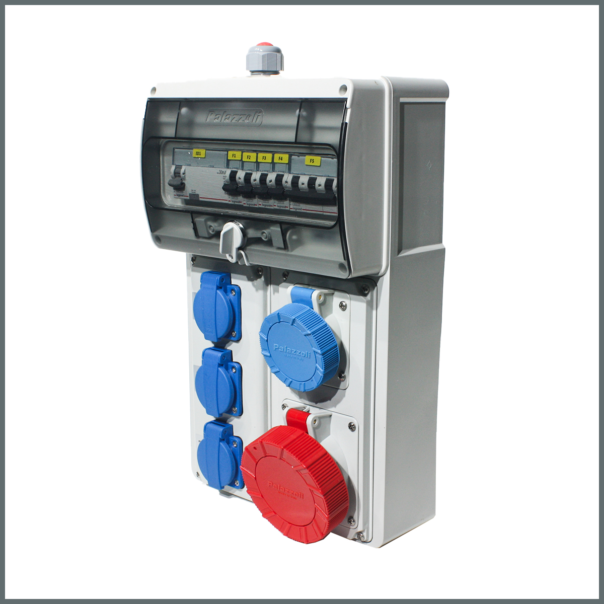 Novsen IP54 Kombinasyon Panosu  1ad. 5x32A, 1ad. 3x16A, 3ad. Schuko Priz