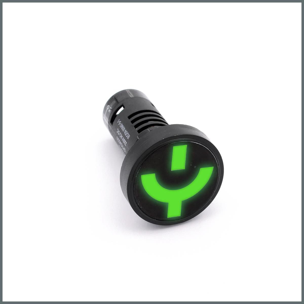Onesto Ledli MCB Göstergesi 110VAC/DC (Yuvarlak)