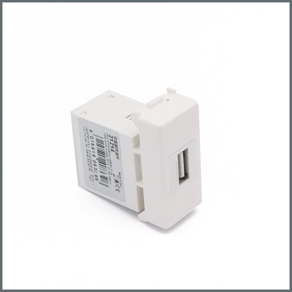 OnestodomoTER Serisi USB Prizi  - 1 Modül  5V 2.1A