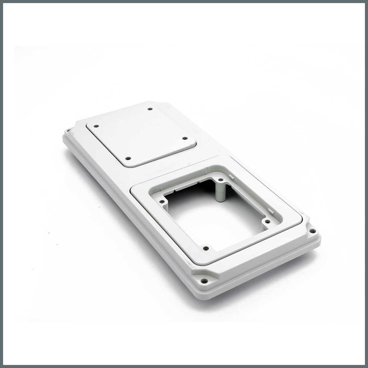 Palazzoli TopTER Serisi 2'li Priz Flanşı (IP66/67) Ölçüler 103x230 mm.