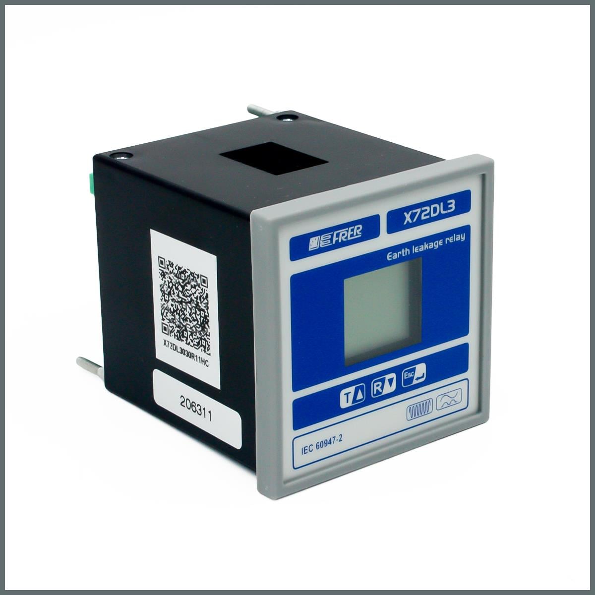 T.K.A.K. Rölesi / F Tipi / LCD Ekran / 72x72 80÷260VAC/DC (RTC) /30mA--30A /
