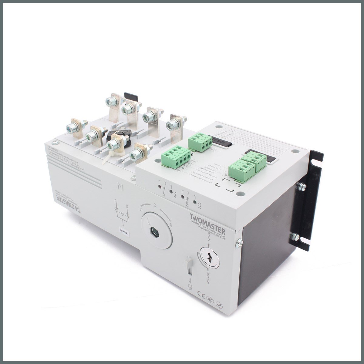 TWOMASTER-R 4x80A Motorlu Transfer Şalteri 