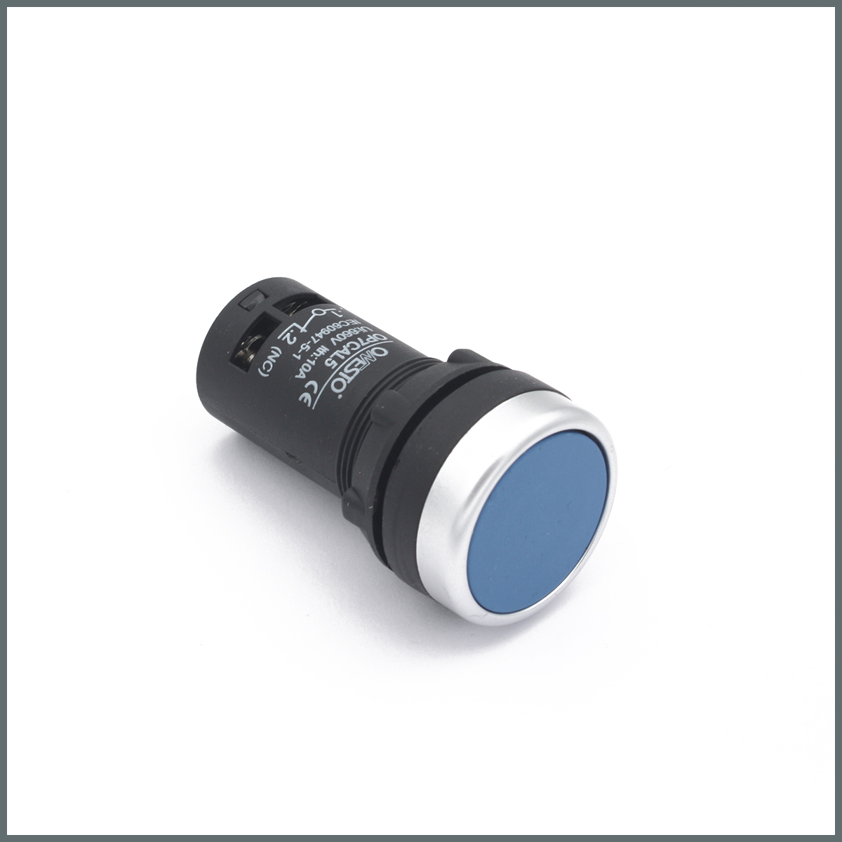 Yay Dönüşlü Pushbuton (Mavi) NA+NK