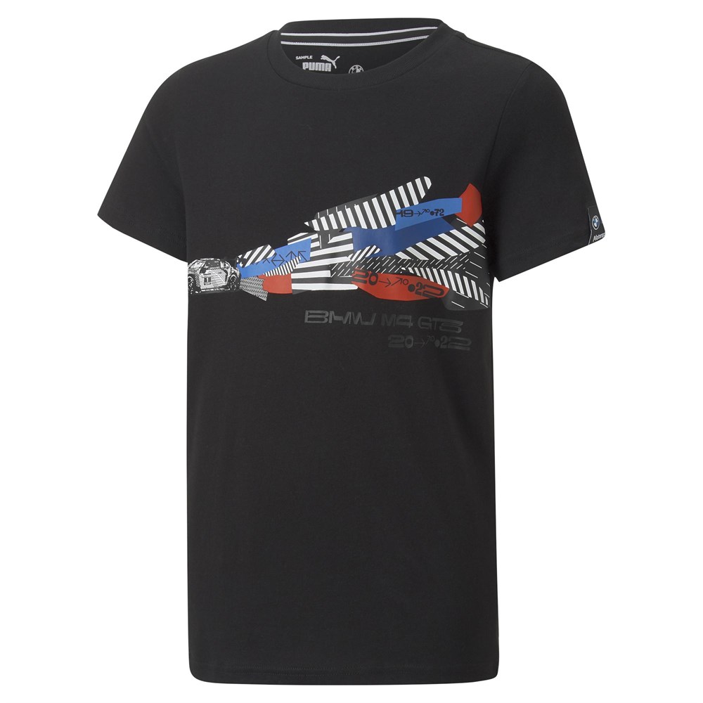 BMW MMS Kids Car Graphic Tee Puma Black