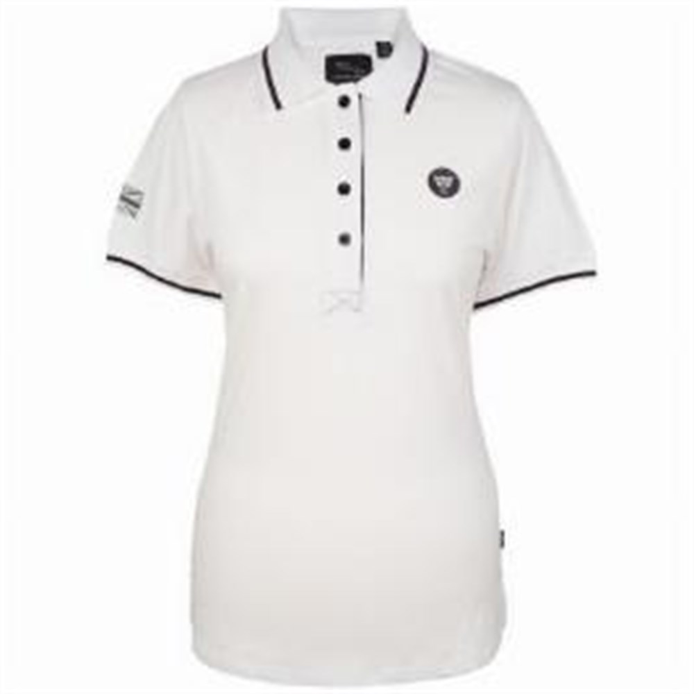 POLO YAKA TSHIRT KADIN BEYAZ S
