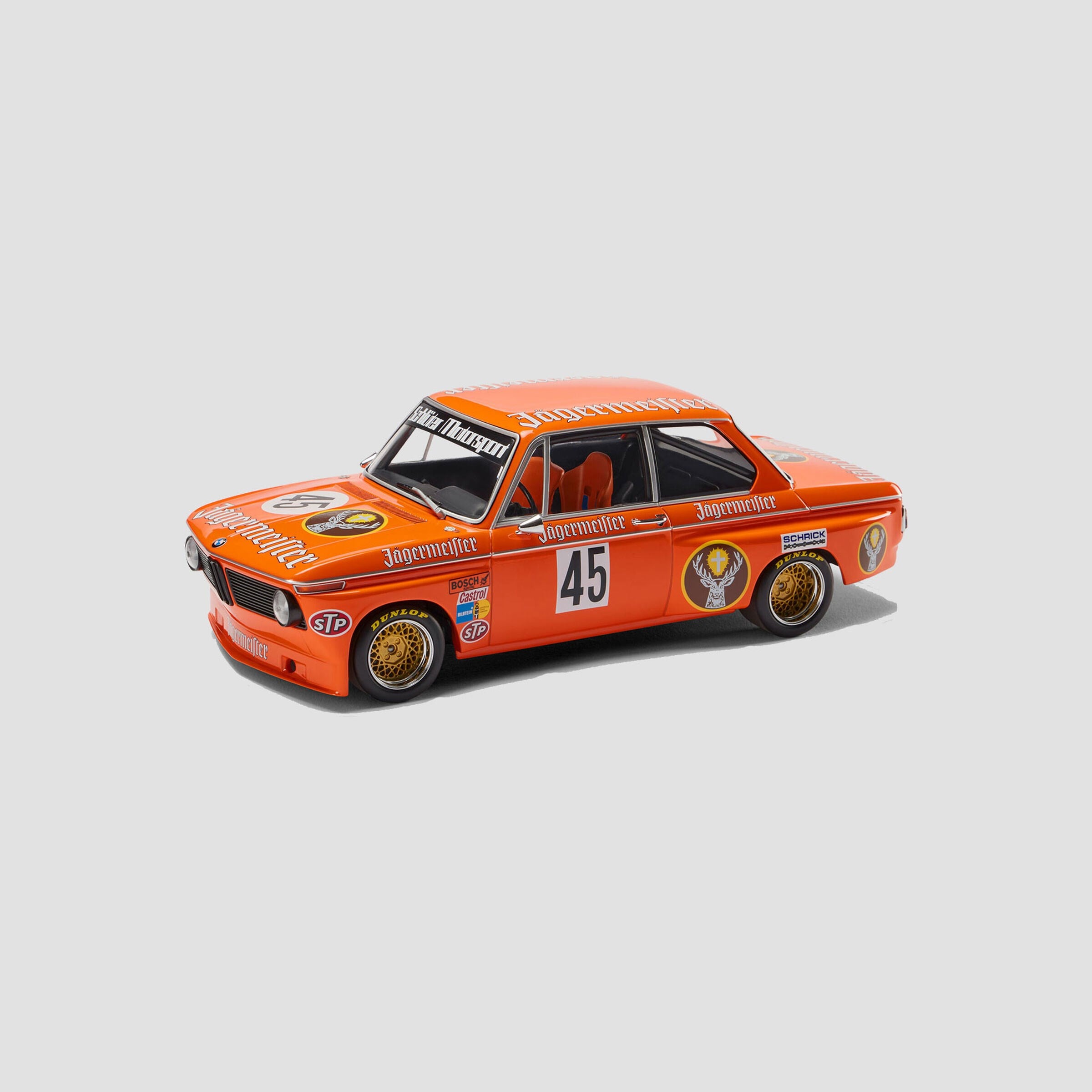 BMW 1:18 BMW 2002 Jagermeister Miniature Model Araba