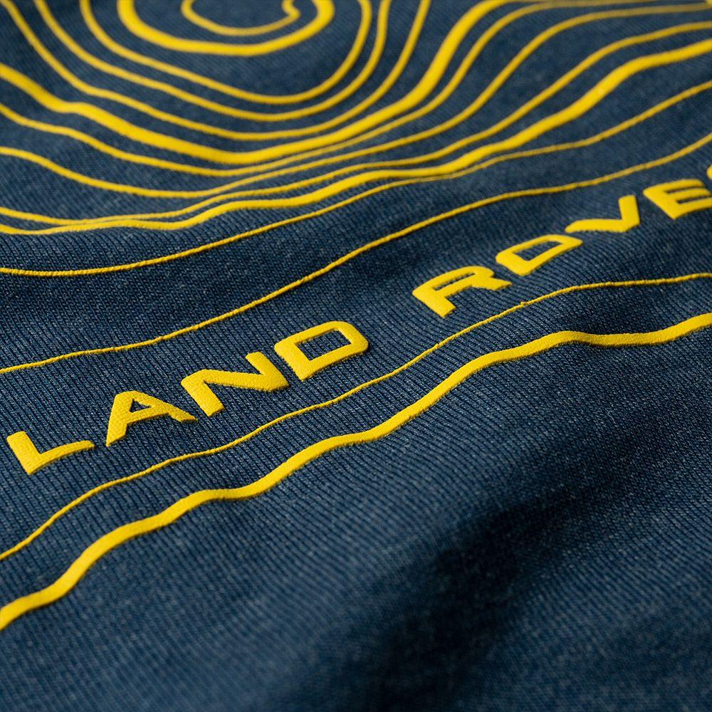 LAND ROVER ERKEK RELIEF MAP T-SHIRT