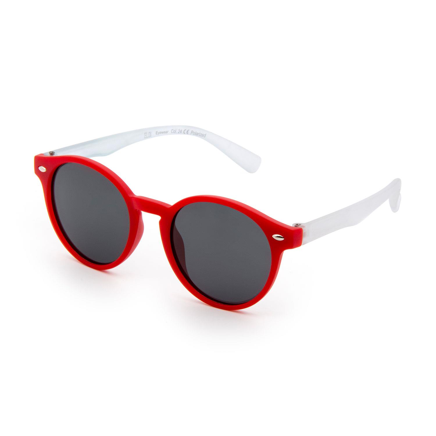 Eloi Kids 1058 24 Çocuk Güneş Gözlüğü(Kırmızı-Beyaz)