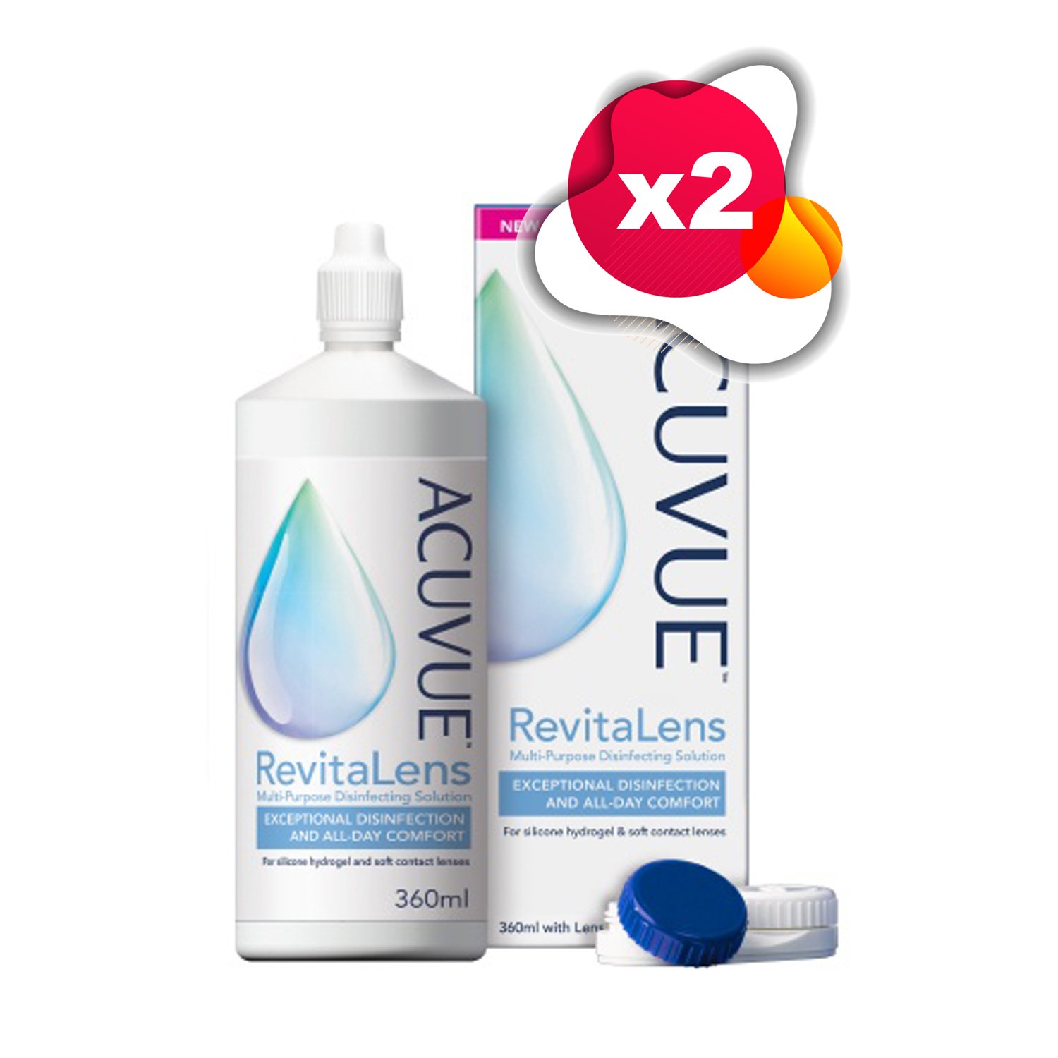 Johnson & Johnson Acuvue 360 ML Kontakt Lens Solüsyonu x2
