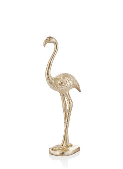 Flamingo Masaüstü Dekoratif Ojbe 33 Cm - Gold