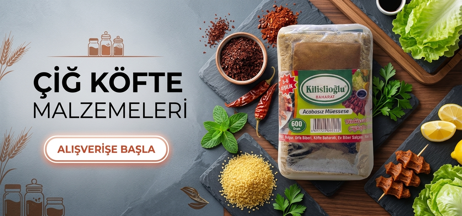 Çiğ Köfte Malzemeleri