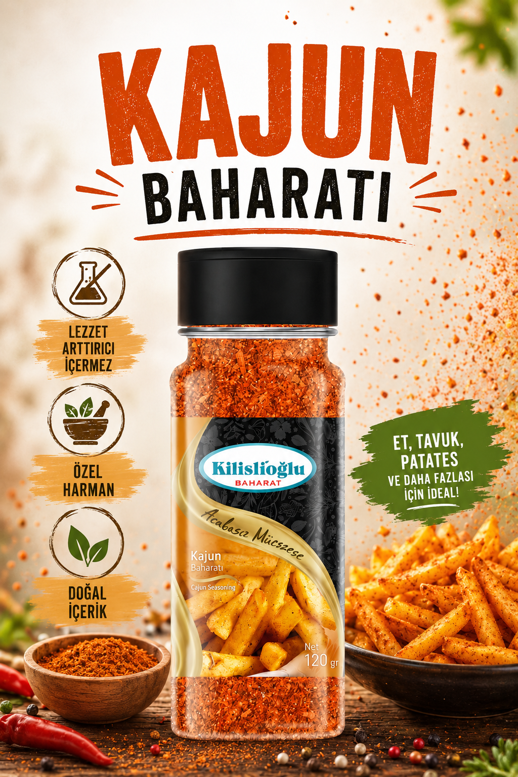 Kajun Baharatı