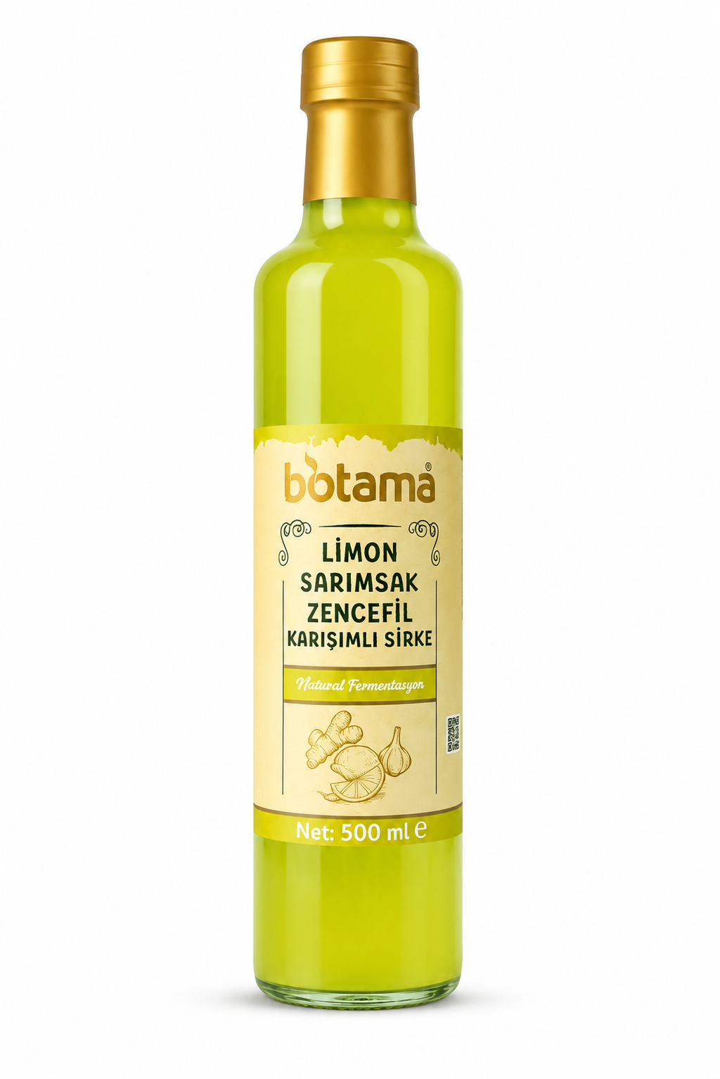 Limon Sarımsak Zencefil Sirkesi 500Ml