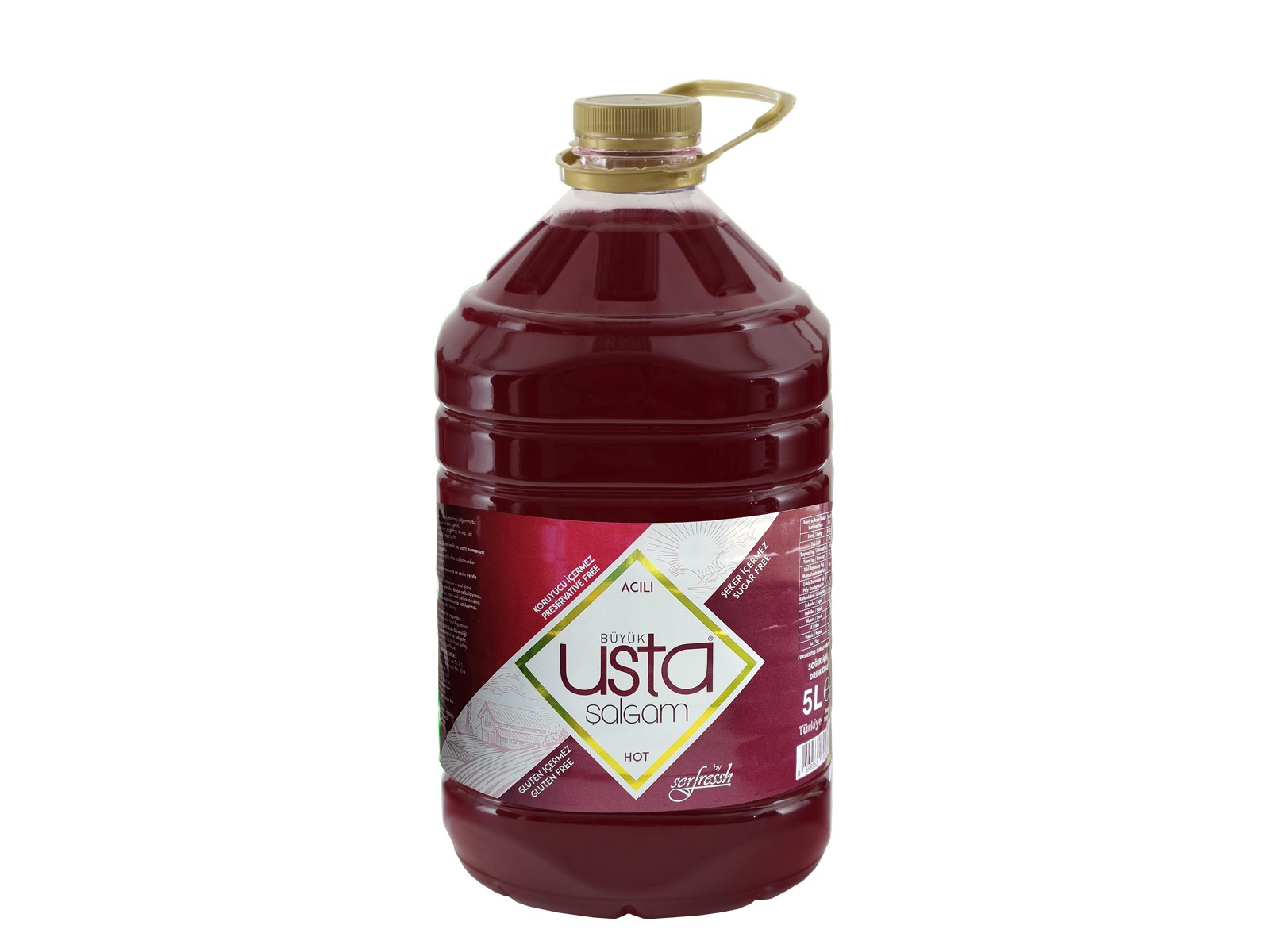 Usta Acılı Şalgam 5 Litre