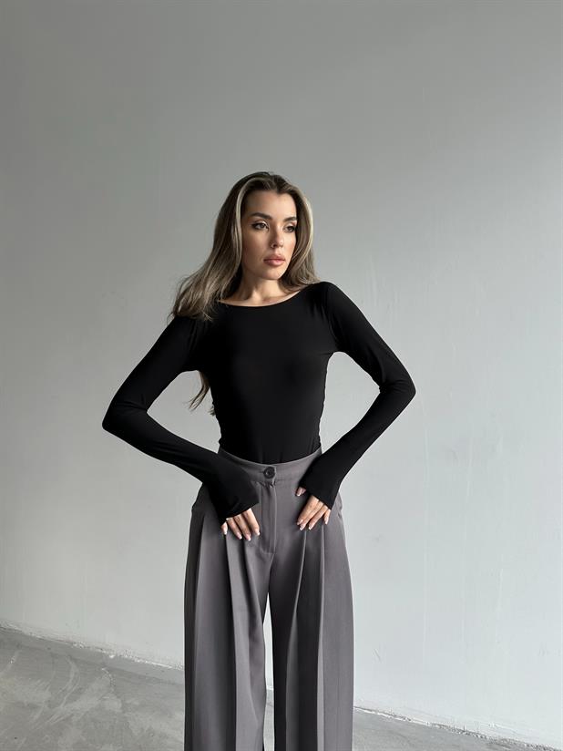 Mia Diamond Detay Bodysuit Siyah MYD7283.BD.01 Fiyatı | Mydukkan