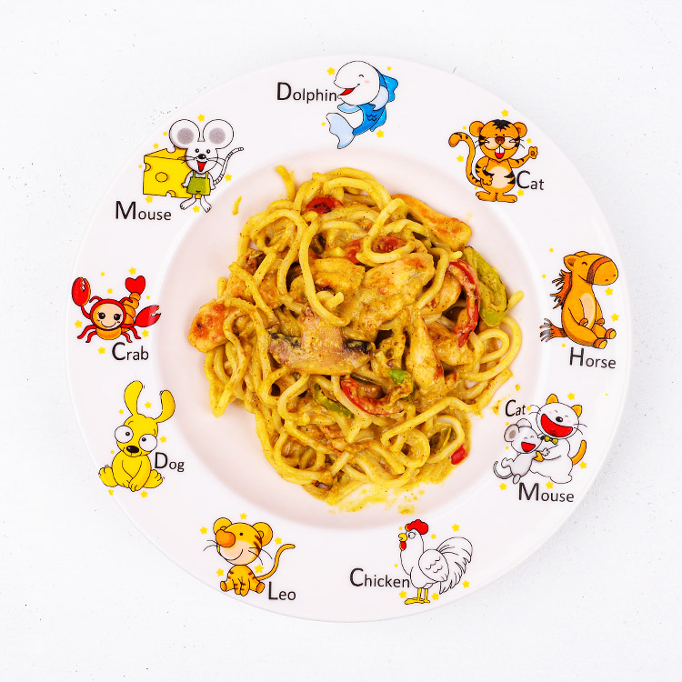 Köri Soslu Tavuklu Noodle