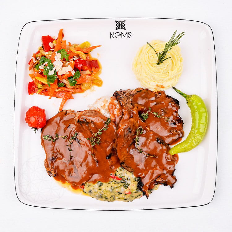 Demi Glace Soslu Dana Antrikot