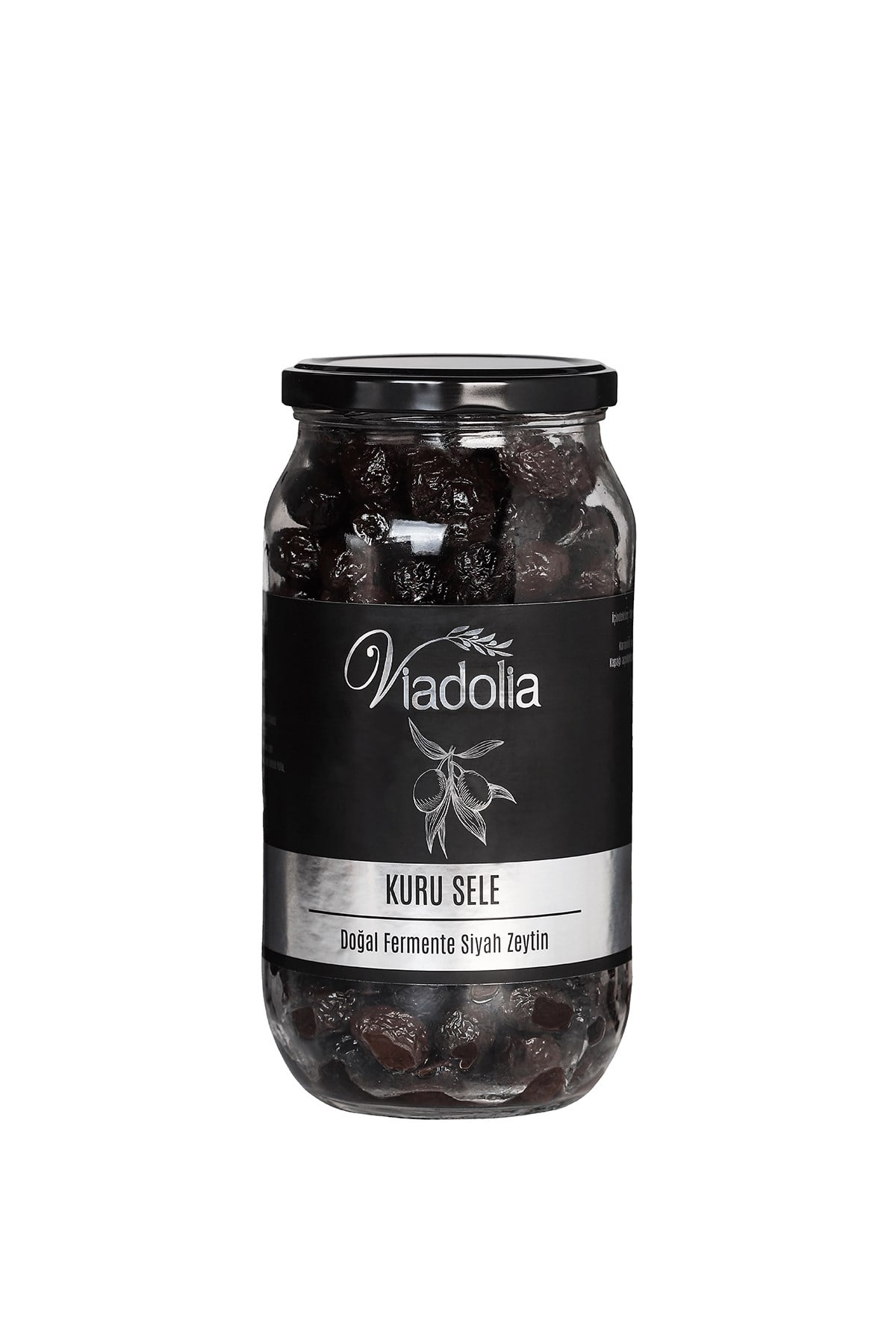 Viadolia Kuru Sele Siyah Zeytin Doğal Fermente 650 gr