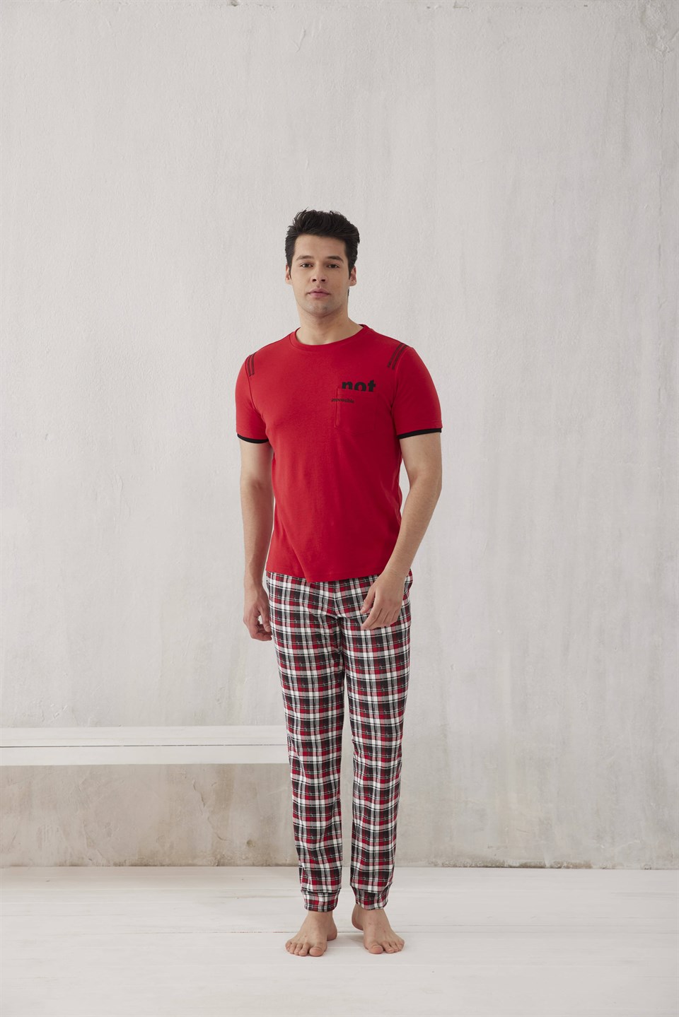 Erkek Pijama Takımı - 10598 | Relax Mode