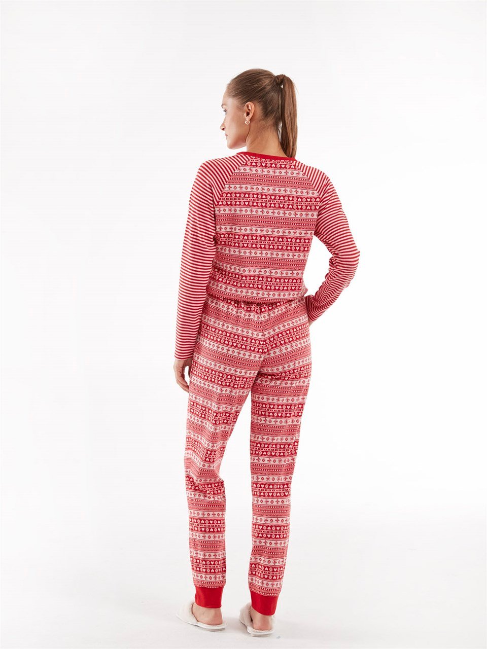 Kadın Pijama Tulum - 10220