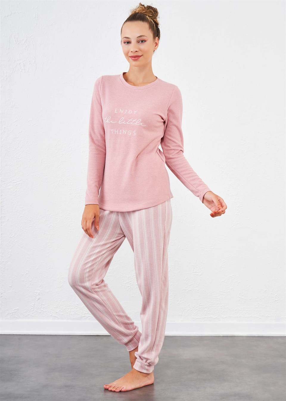 Kadın Termal Pijama Takım - 10651